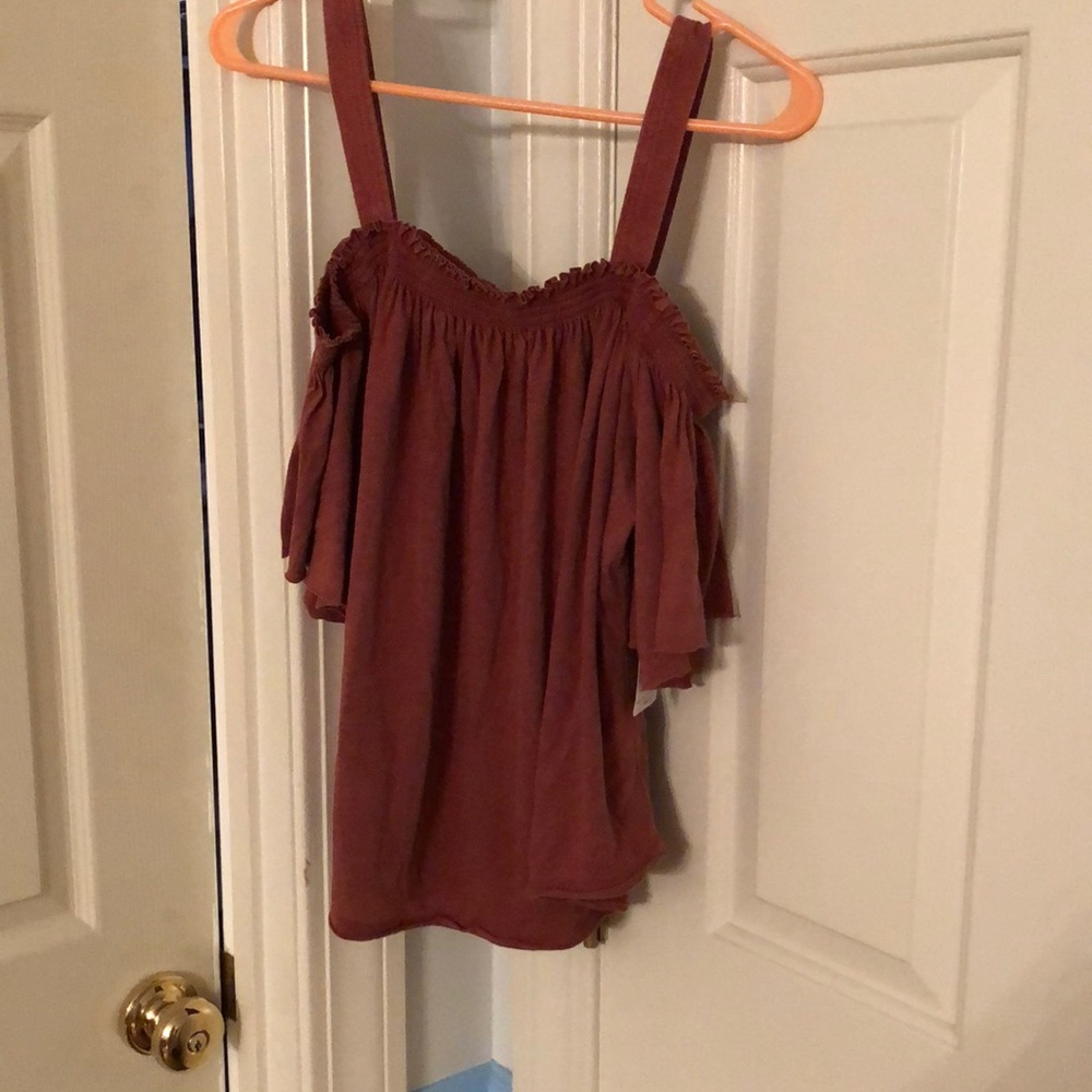 Free People cold shoulder top